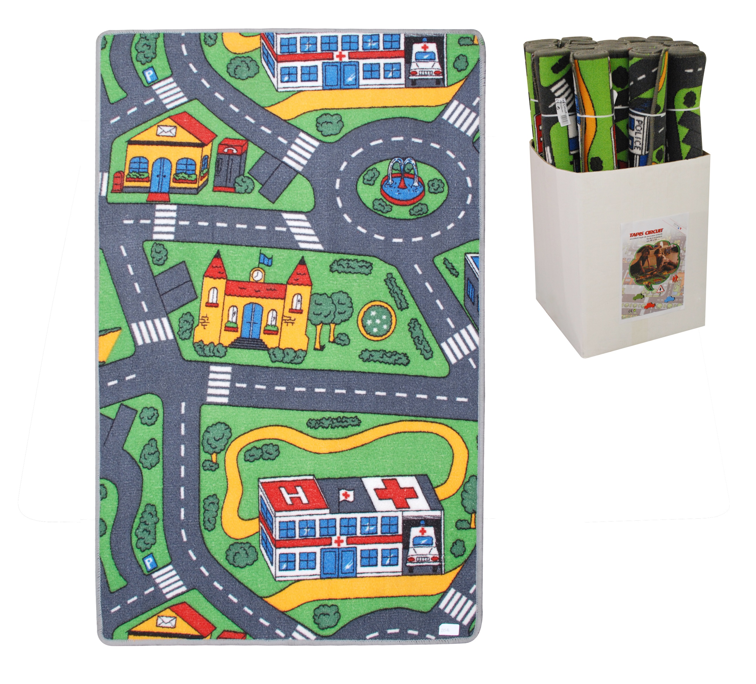 Playmat Road Map Design 100 x 67 cm | HomeStoreDirect | Home, Toys, Gifts &amp; More