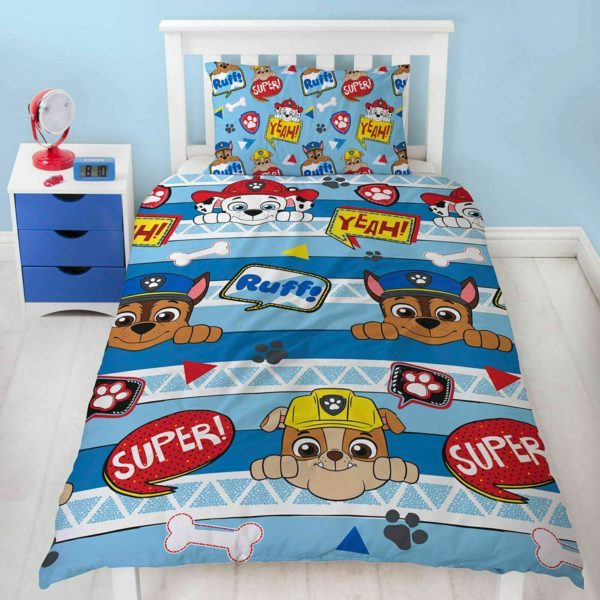 Paw Patrol Bedding paw patrol design duvet with chase and rubble