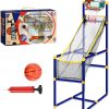 basketball net with ball and pump in colour gift box