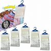 6 Piece Hanging Wardrobe Dehumidifier bags