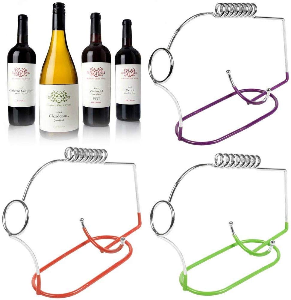 Metal Wine Pourer Bottle Holder Wine Storage HomeStoreDirect