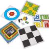 100 Classic Board Games, 5 different games on white background