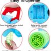 Bubble Leaf Blower Operation pressing trigger, battery port, bubble solution, nozzle