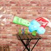 bubble leaf blower machine in action blowing bubbles