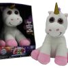 40cm Light Up Plush Unicorn Teddy, pink teddy and purple box