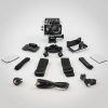 HD Waterproof Action Camera Kit, cables, fixtures