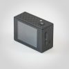 HD Waterproof Action Camera, dark grey camera, screen facing