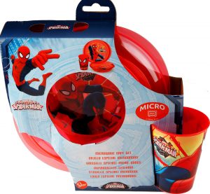 spider man meal set in themed packaging