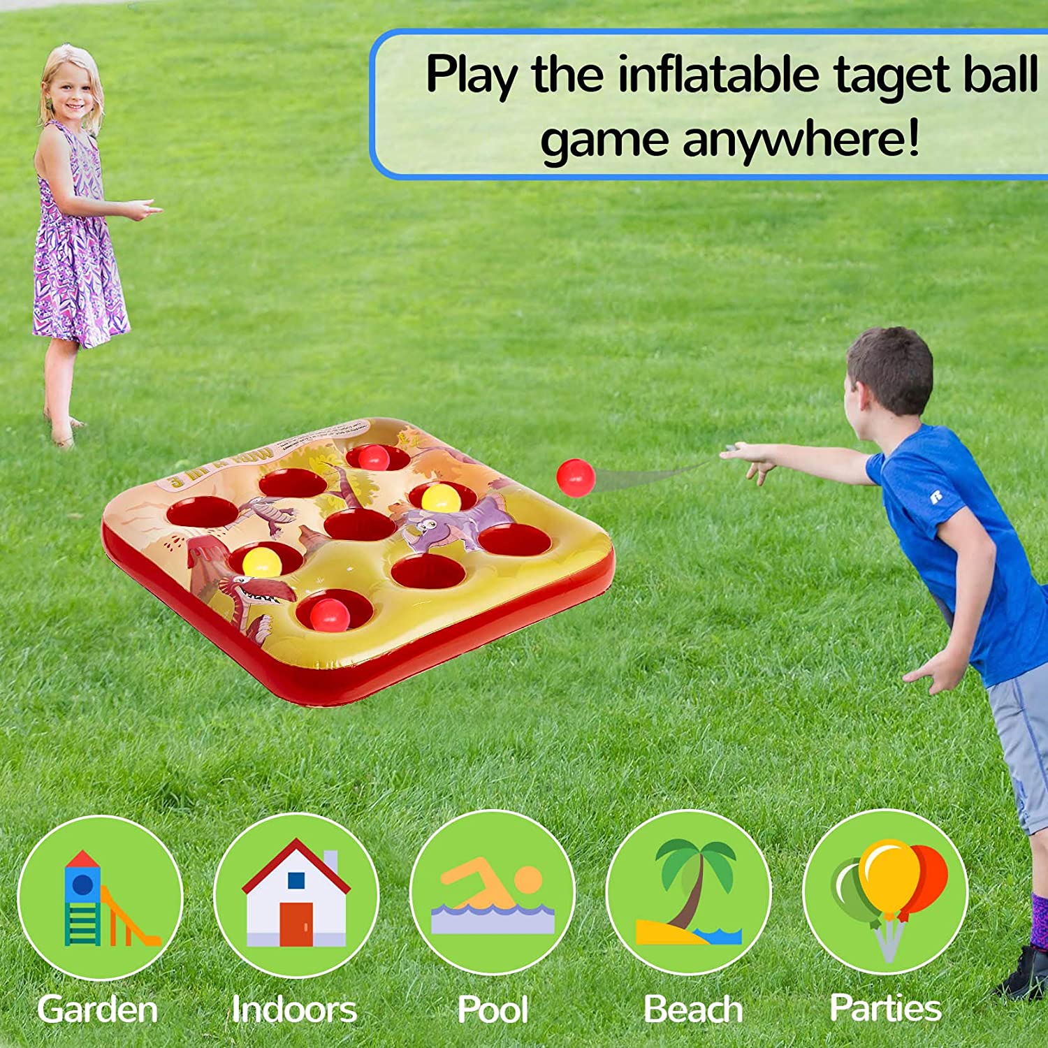 Inflatable Target Ball Game Outdoor Toys HomeStoreDirect