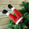 Elves Behavin’ Badly Bendy Santa Legs 35cm red santa legs coming out of the christmas tree