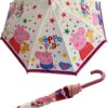 white peppa pig umbrella with pink handle