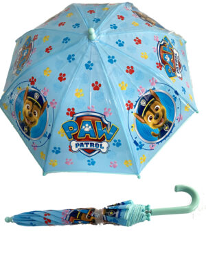 blue chase paw patrol umbrella in blue