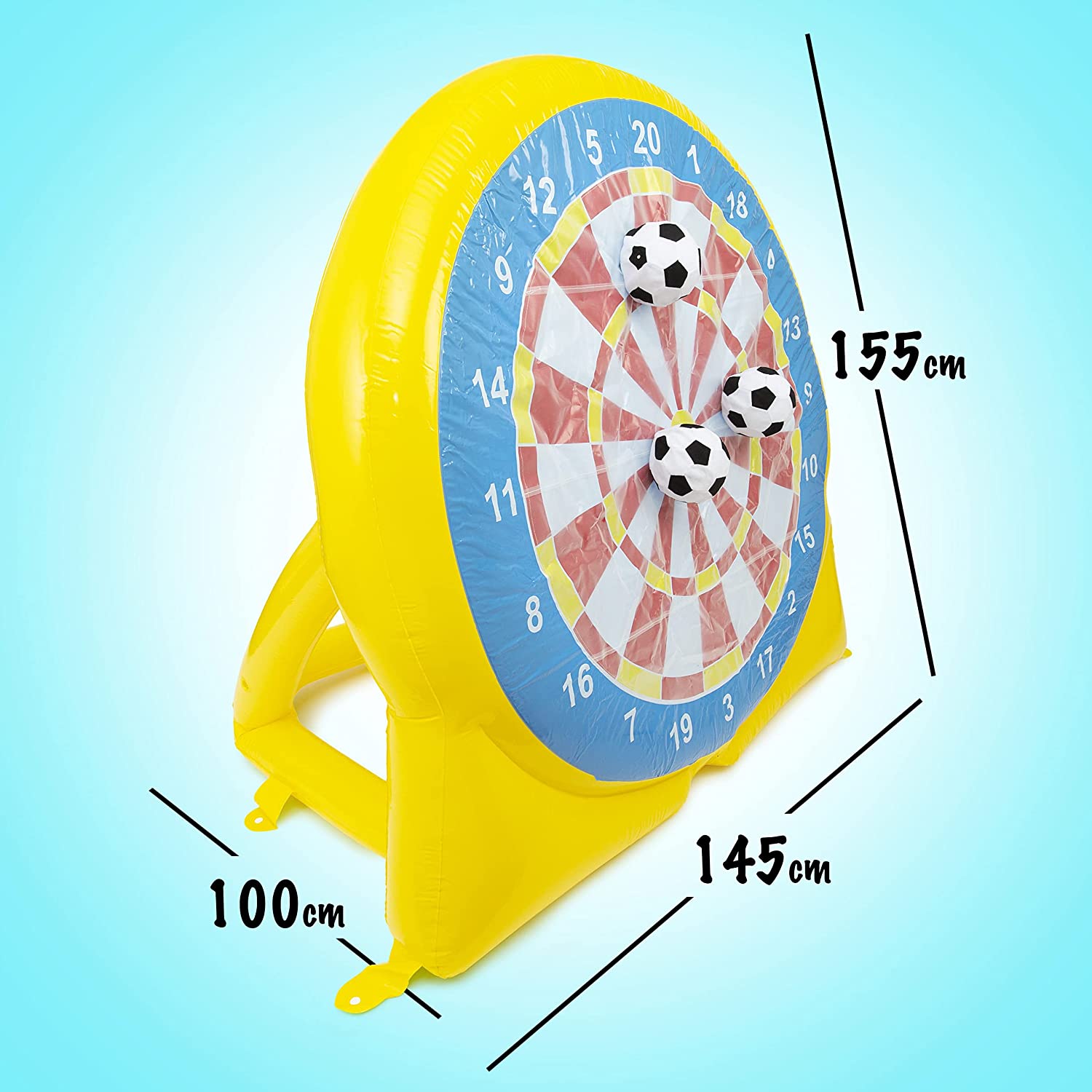 Giant Inflatable Kick Football Dart Board Outdoor Toys HomeStoreDirect