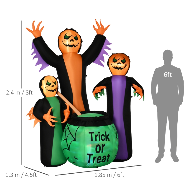 blow up trick or treat 2 3
