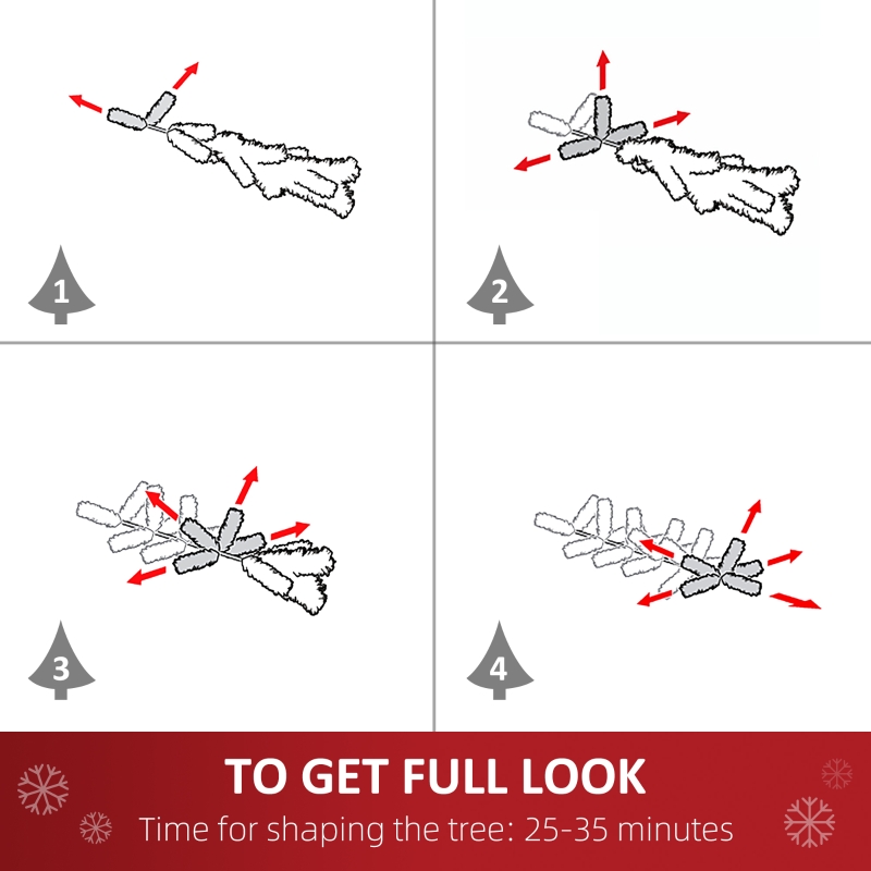 prelit green christmas tree 5